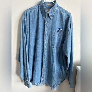 Denim button up shirt